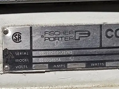 USED FISCHER PORTER B10D1465A