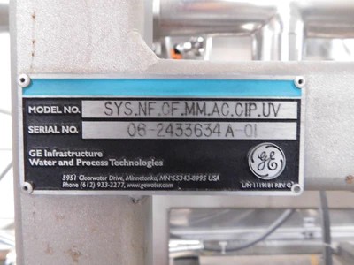 Used GE NA Water Treatment Equipment Ohio US | Equipment Recovery Corp. #1331536
