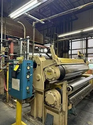 68" BLACK CLAWSON 2 ROLL CALENDAR STACK