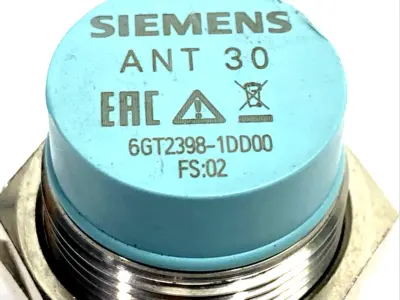 6GT2398-1DD00 | Siemens  SIMATIC RF300/RF200 RFID Antenna ANT 30 M30x1.5 - Used