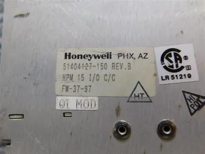 Honeywell 51404127-150 Rev.: B HPM 15 Slot Redundant PMM I/O Backplane Used