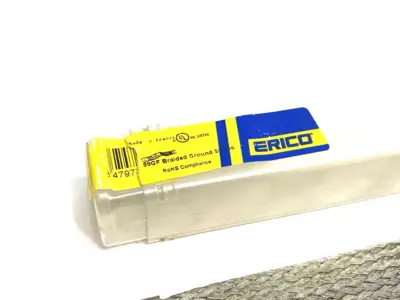 USED NVENT ERICO ERIFLEX BRAIDED GROUNDING STRAPS