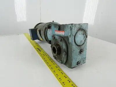 Boston Gear 1-1/2Hp Speed Reducer Gear Motor  20:1 W/Baldor VM3557T 230/460V 3Ph