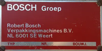 USED BOSCH SVB-2500 J