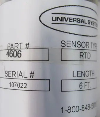 NEW UNIVERSAL SYSTEMS 4606 HOT MELT GLUE HOSE 6FT