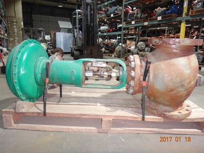 Fisher 8" x 6" 300 Rating, WCB Steel Flanged Control Valve