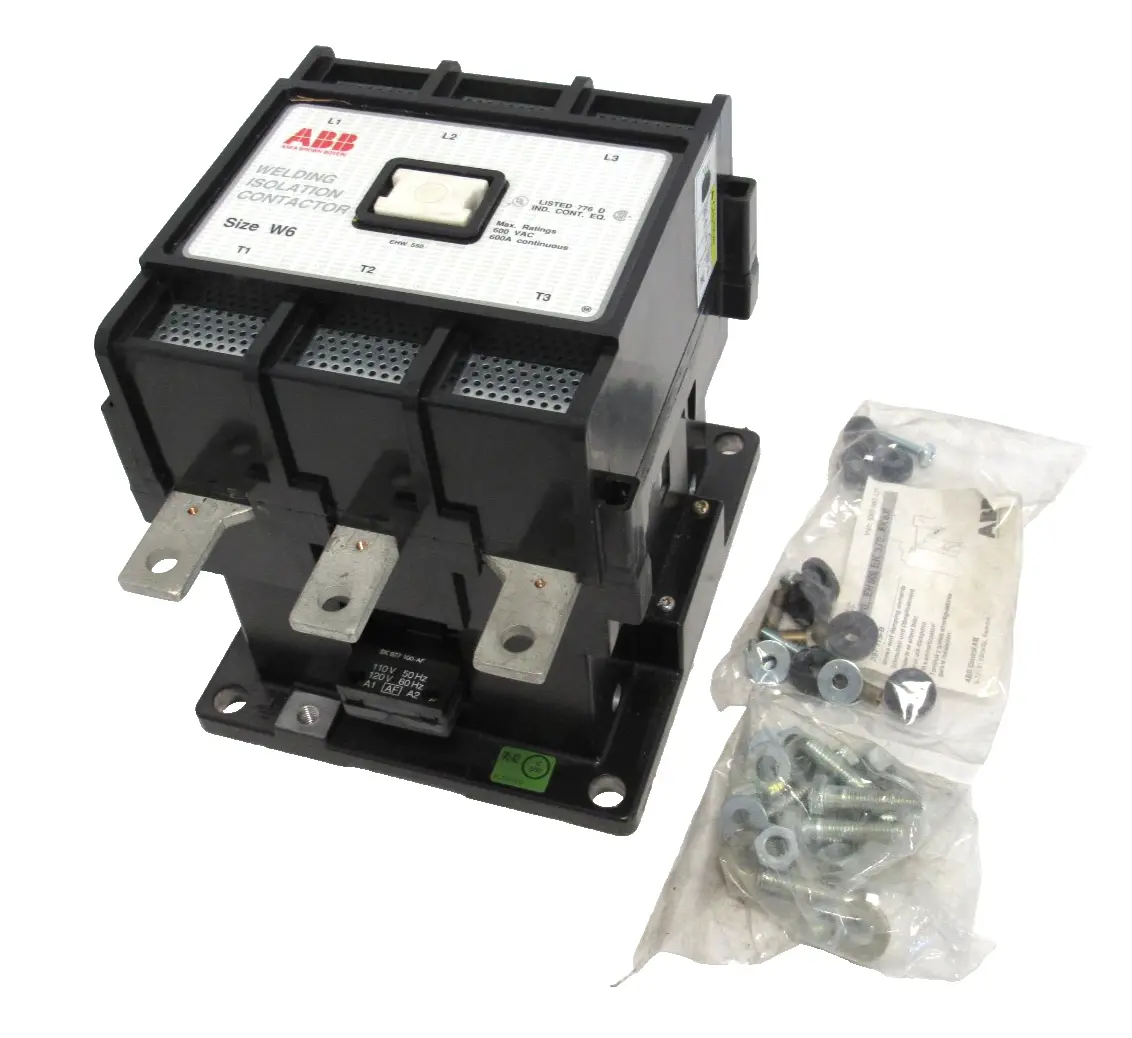 NEW ABB EHW550C-1L CONTACTOR SIZE W6 SK827006-AF EHW550C1L