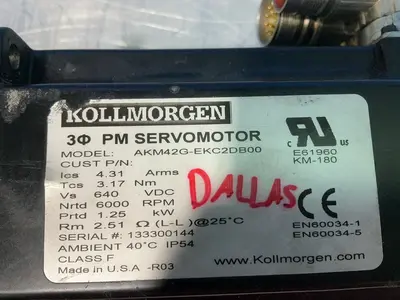 Used KOLLMORGEN AKM42GEKC2DBOO Motors (misc) Ohio US | HGR 24 #1329438