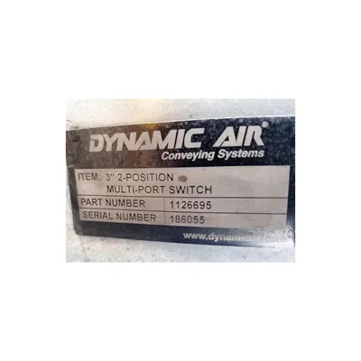 Used Dynamic Air 3" Multi-port 2-position Rotary Switch - 620 Series