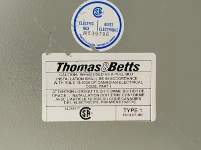 Used THOMAS & BETTS 10104D Misc Electrical & Power Parts British Columbia CA | Lenmark #253614