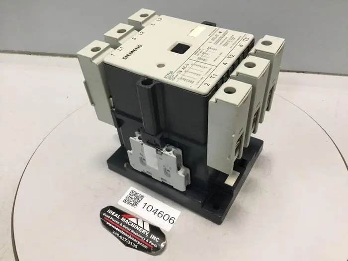 Used SIEMENS 3TF50 PLC Contactors Michigan US | Ideal Machinery #1142356
