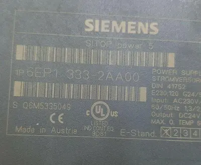 Used SIEMENS 6EP1-333-2AA00 Power Supplies | ND Industrial Surplus #1224148