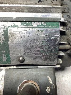 Lincoln TF-3964 Electric Motor 1 Hp 3 Phase 230/460V 1735 RPM 143T
