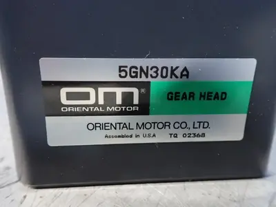 NEW ORIENTAL MOTOR 5GN30KA