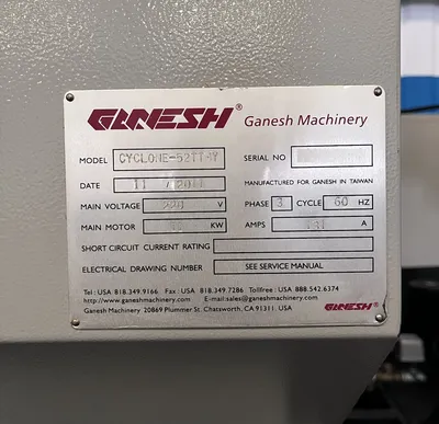 USED 2011 GANESH CYCLONE-52TTMY