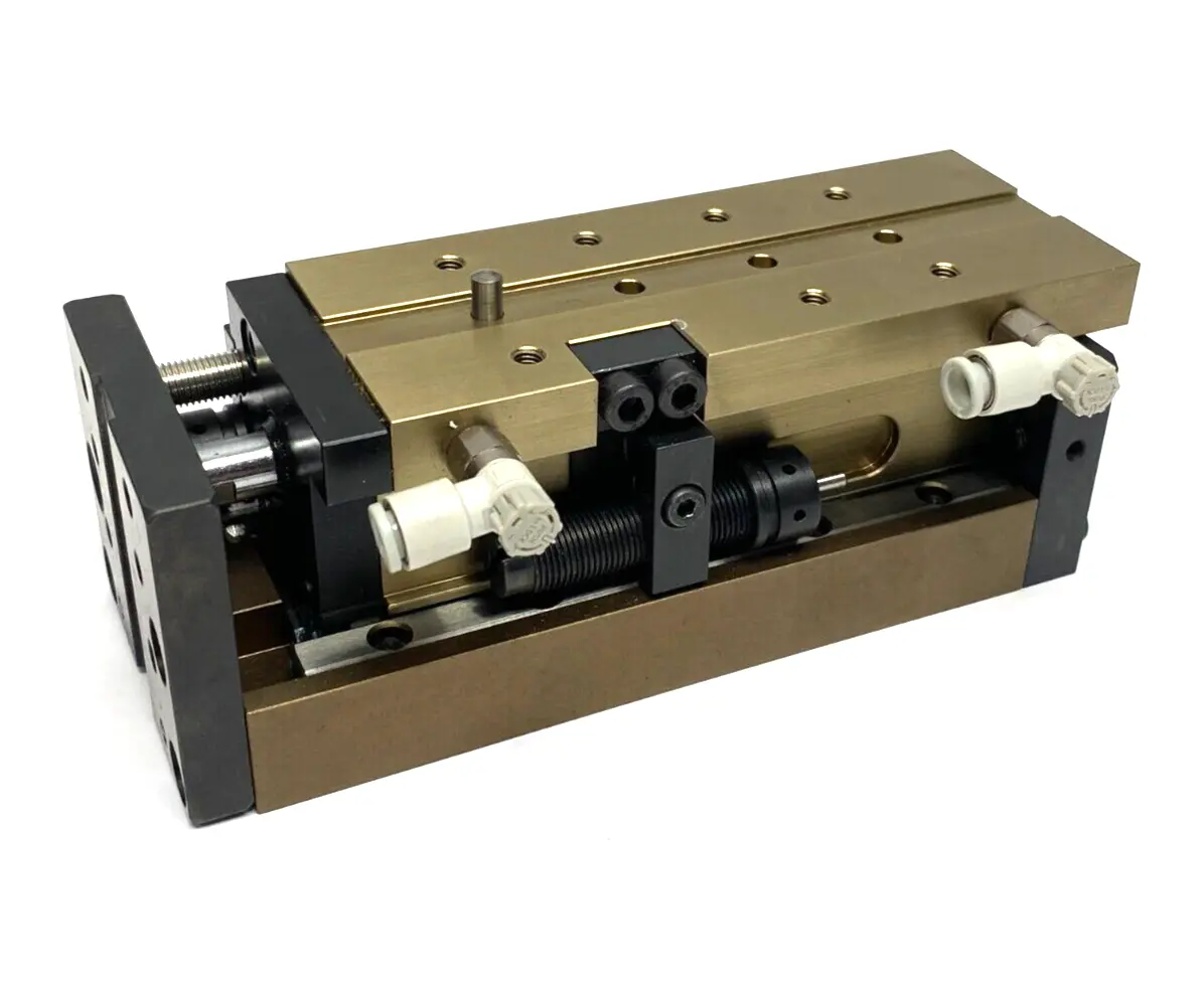 USED SCHUNK COMPACT LINEAR SLIDE PISTON ROD CYLINDER BACKLASH-FREE