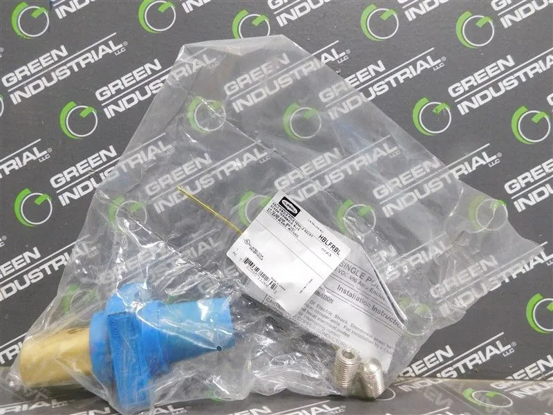 Hubbell HBLFRBL Single Pole Female Recpt. Screw Terminals Blue 400A 600VAC
