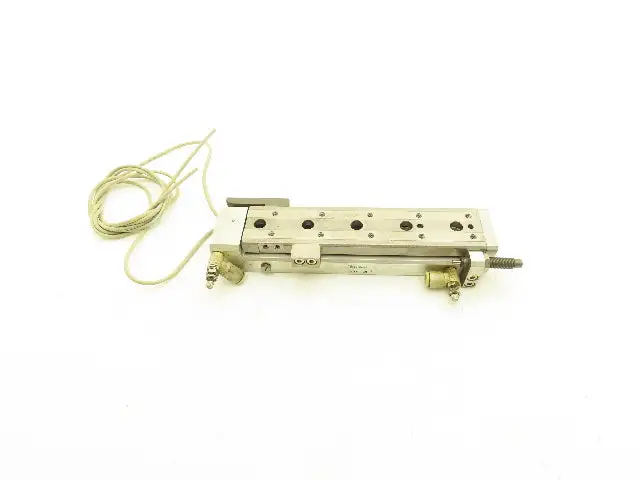 SMC MXQ12-100BSR Pneumatic Air Slide Table Cylinder End Lock 12mm x 100mm Stroke