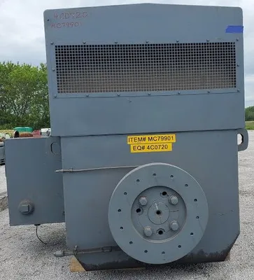 Rebuilt 500 HP 505 RPM US Motors 4160 Volt Frame 7007 S Electric Motor