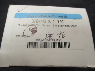 NEW Copper State Bolt & Nut Co P00180333