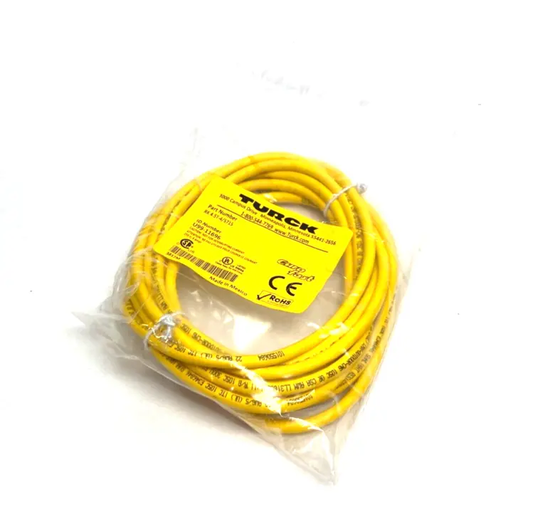New | in-Stock Turck Eurofast Single Ended Cordset Bus Bars & Plugs Michigan US | Maverick Industrial Sales #1462826