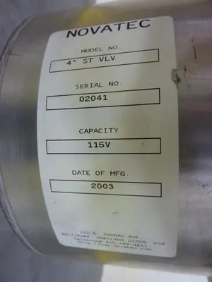 USED NOVATEC 4IN ST VLV