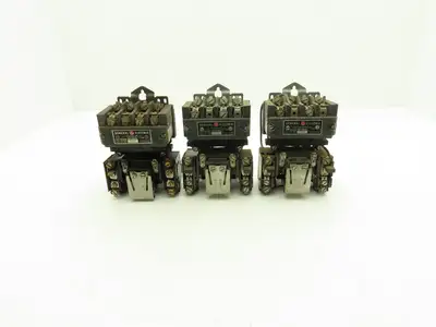 General Electric 101JL AC Motor Starter 7.5Hp 600VAC 3Ph 110V Coil Lot of 3