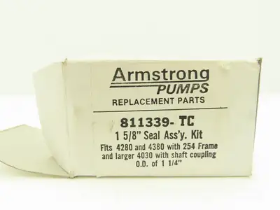 Armstrong 811339-TC Mechanical Seal Kit Assy 1-5/8" Fits 4280 & 4380 Pumps