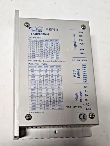 Yako YKD2608MH Stepper Motor Drive 2 Phase 6A 18-80V DC