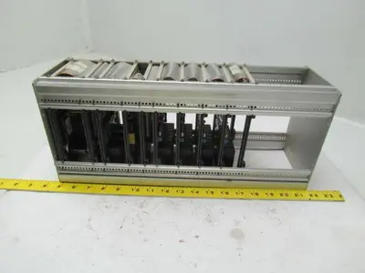 Emhart Warren MeC-022996-6 14" CPU rack w/ boards