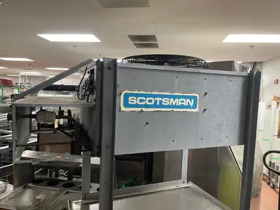 Used Scotsman Used 21" Scotsman NME654RS-1B 615lb Nugget Ice Machine 115V with Condenser As-Is Ice Machines Illinois US | Falcon Restaurant Supply #1375120