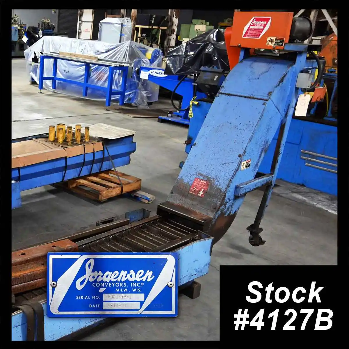 JORGENSEN Incline Chip Conveyor