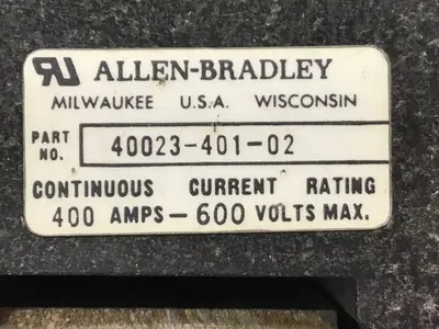 USED ALLEN BRADLEY 40023-401-02