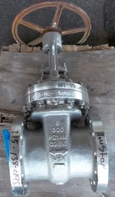 QTY. 1. AMPO POYAM 8" 300 CG8M FLANGED RAISED FACE...