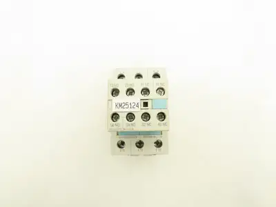 Siemens 3RT1036-1BB40 Motor Starter Contactor 460VAC 40HP Aux Relay 24VDC Coil