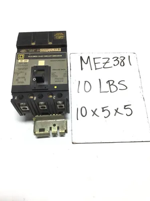 Square D FA34060 Molded Case Circuit Breaker 3Pole 80Amp