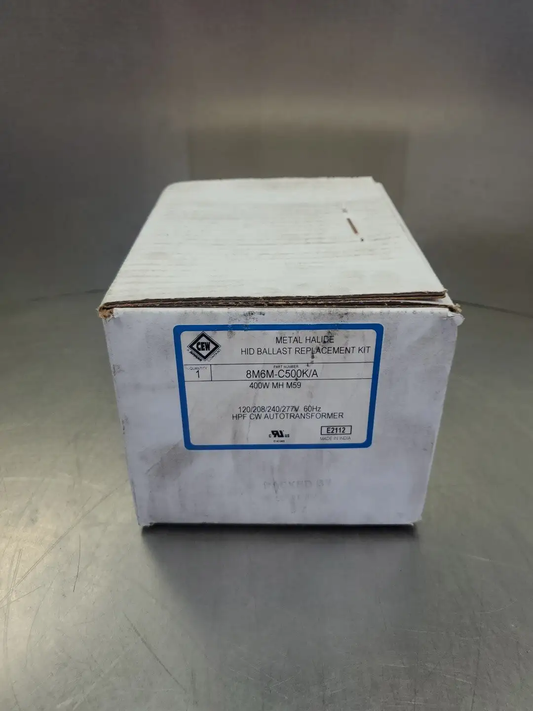 CEW 8M6M-C500K/A Metal Halide HID Ballast, 120/208/240/277V, 60Hz. 4C-40