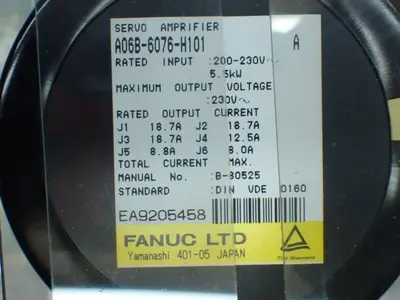 USED FANUC A06B6076H701
