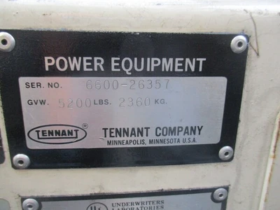 USED TENNANT 6600