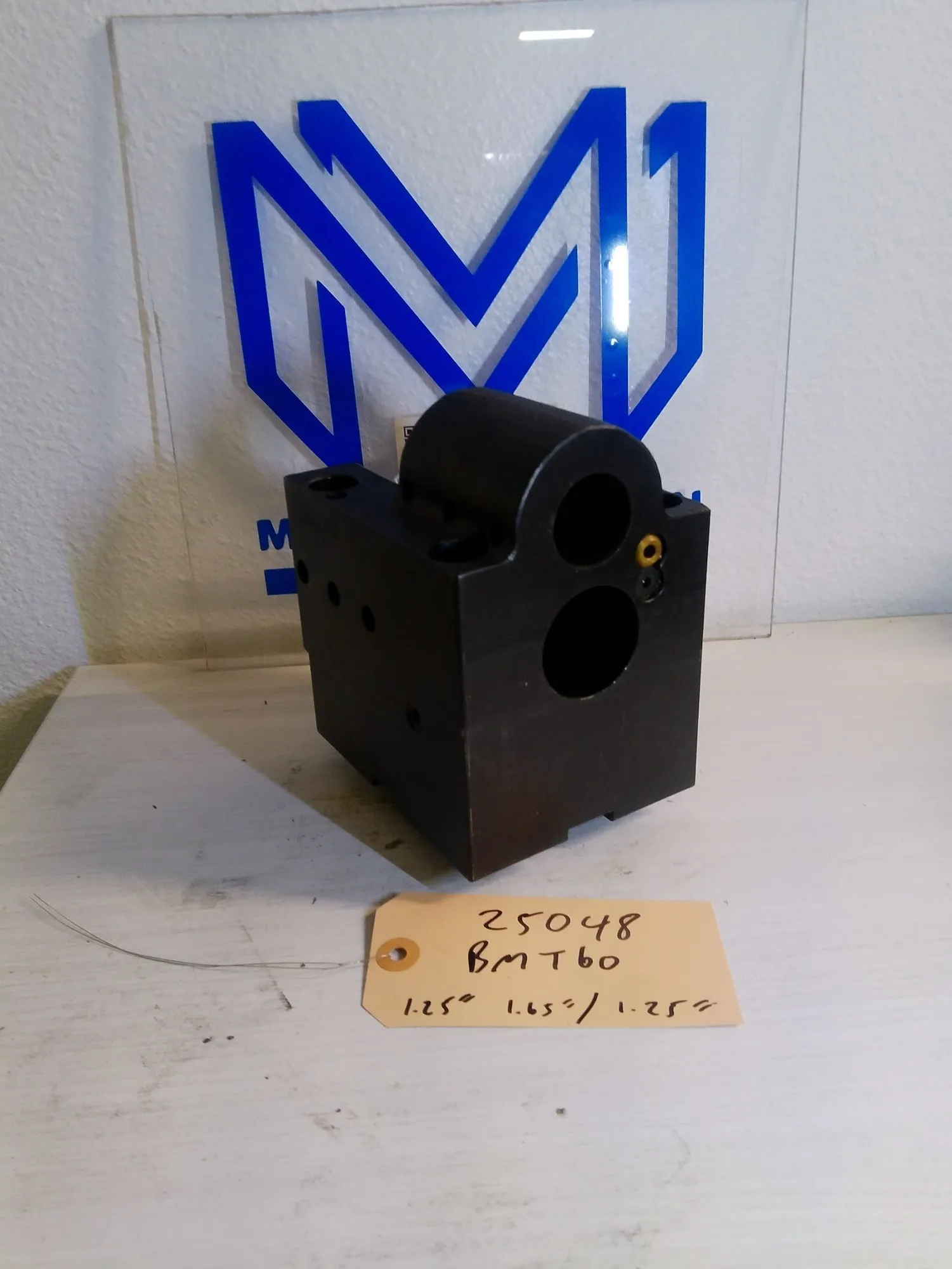 BMT60 Dual Boring Bar Holder 1.25" 1.65"  BMT 60 BMT-60 DMG Mori Seiki