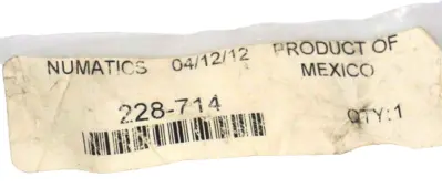 NEW NUMATICS 228-217 COIL ASSEMBLY 228217