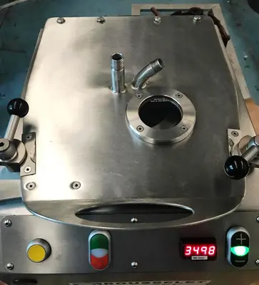 NEW: Rousselet Robatel RA 20 Vx R perforate basket centrifuge, 316L SS.