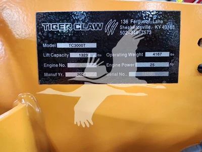 USED 2024 TIGER CLAW TC3000T