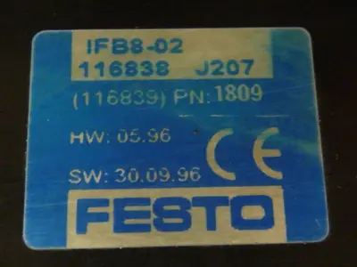 USED FESTO IFB8-02