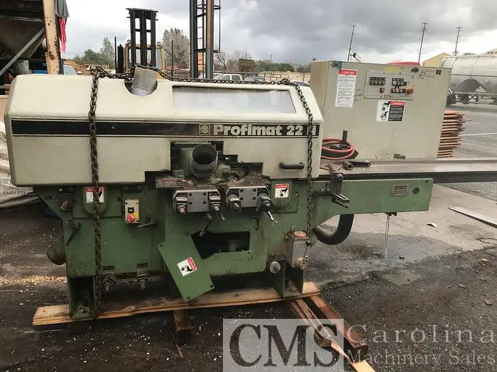 Used 1989 WEINIG PROFIMAT P 22N MOULDER Woodworking Moulders | CAROLINA MACHINERY SALES #421194