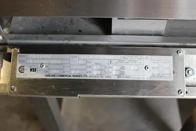 Garland ED-15THSE Designer Series 15" Electric Hot Plate 1 Phase