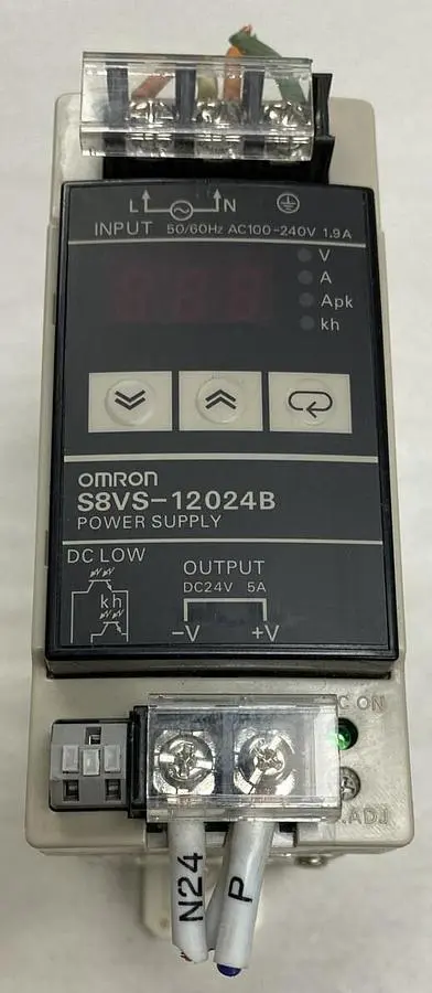Used OMRON S8VS-12024B /ED2 DIN Rail Power Supplies Ohio US | Surplus Asset Holdings #1235917