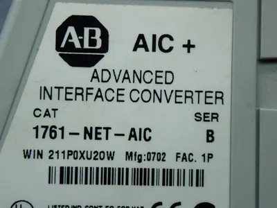 USED ALLEN BRADLEY 1761NETAIC