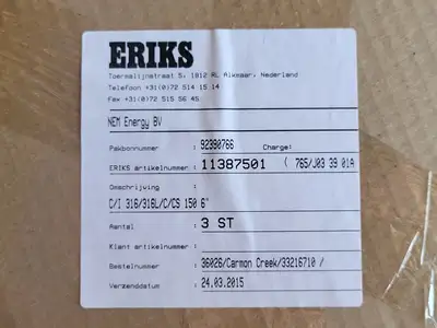 6" Type SRI Spiral Wound Gasket