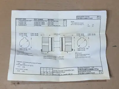 New | in-Stock JOHN CRANE TSCS0013-06881714-01 Parts British Columbia CA | Lenmark #1441004